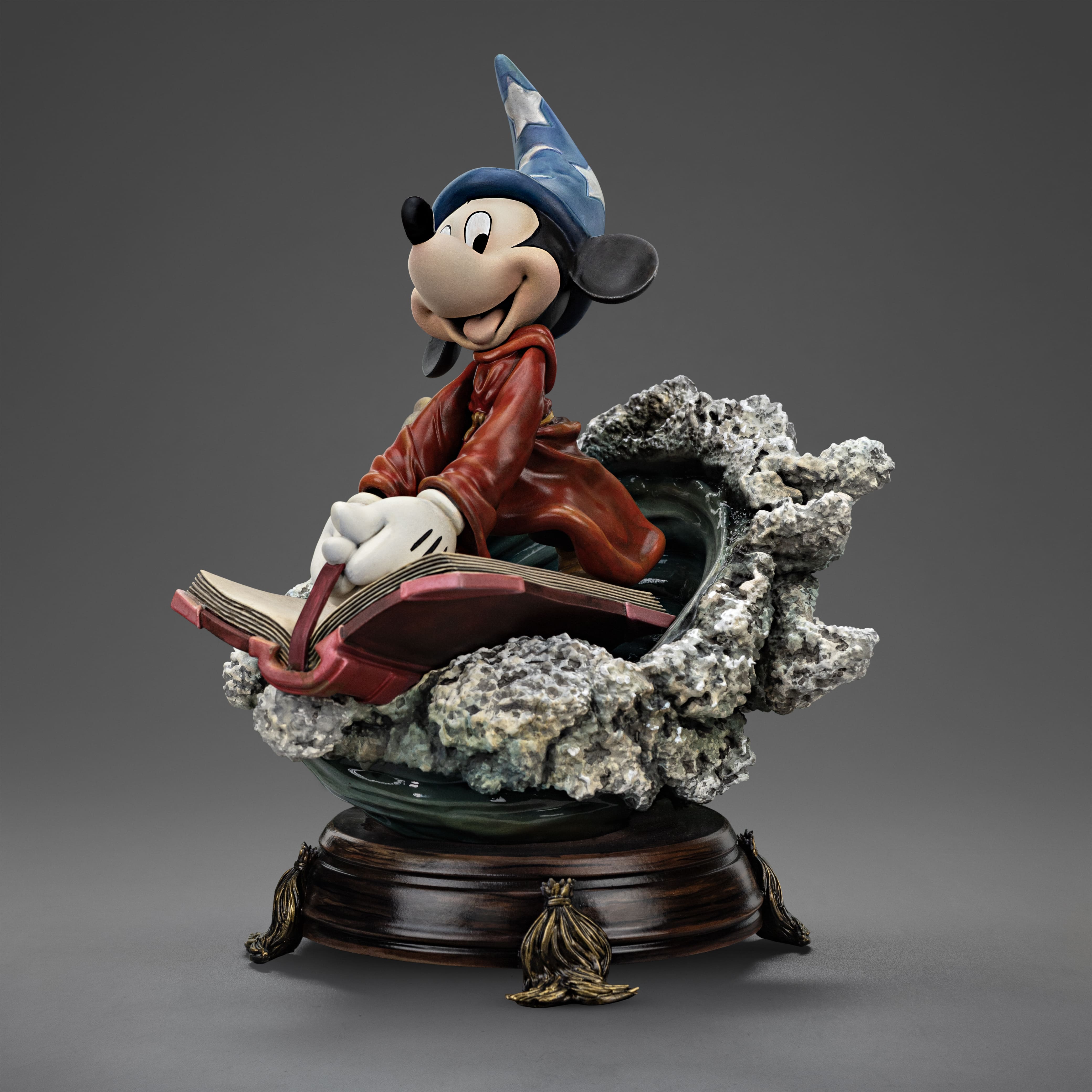 Iron Studios - Deluxe Art Scale 1/10 - Disney Classics - Mickey Sorcier Statue 28cm - flash vidéo