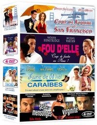 Comédies américaines - Coffret 4 films : Coup de foudre à Sans Francisco + Fou d'elle + Lune de miel aux Caraïbes + Sexe, mensonges et virginité [DVD]