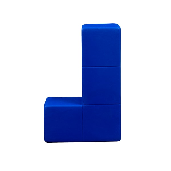 Tetris - Balle Anti-Stress J Bleue
