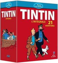 Tintin : l'intégrale de l'animation - 21 aventures [Blu-ray]