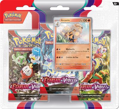Pokémon EV01 : Pack 3 boosters