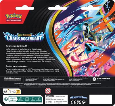 Pokémon ME04 : pack 3 boosters