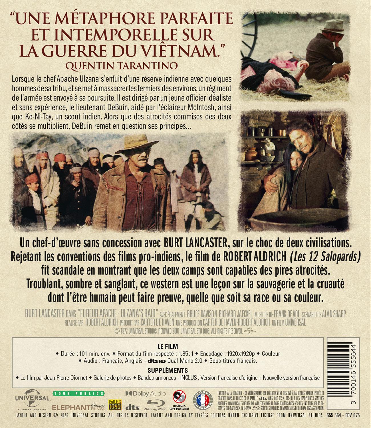 Fureur Apache [Blu-ray]
