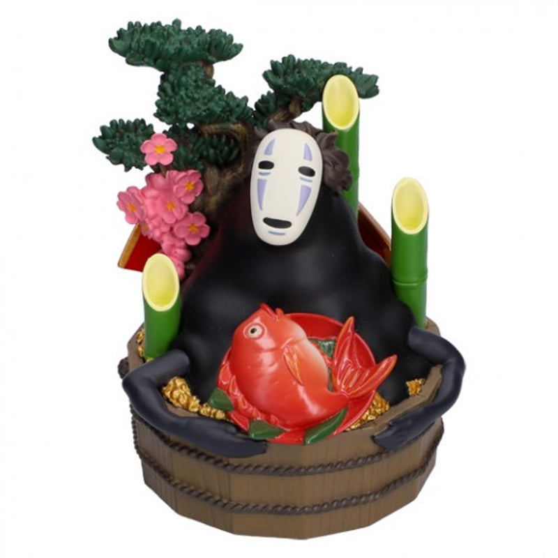 Ghibli - Le Voyage de Chihiro - Diorama Sans-Visage Bassine d’Or et Bambous