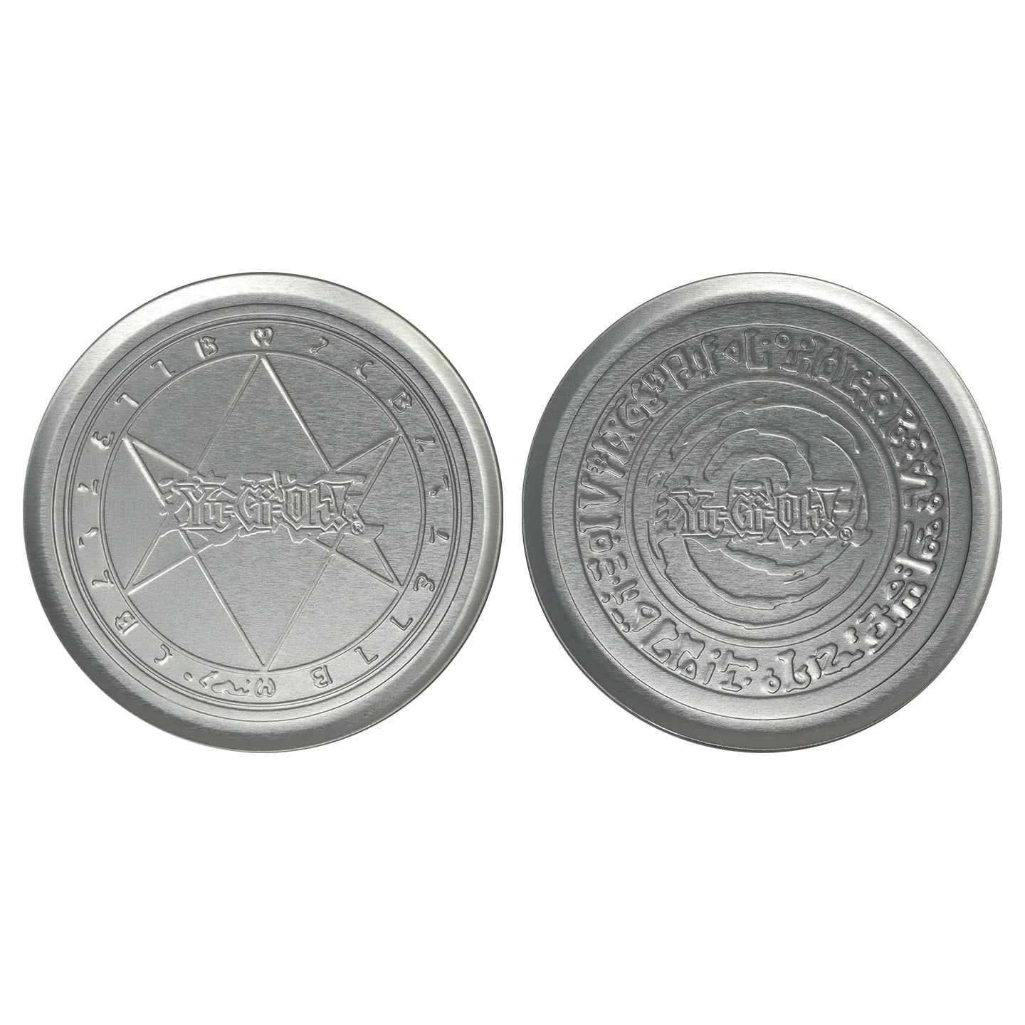 Yu-Gi-Oh! - Ensemble de 4 sous-verres en métal embossé