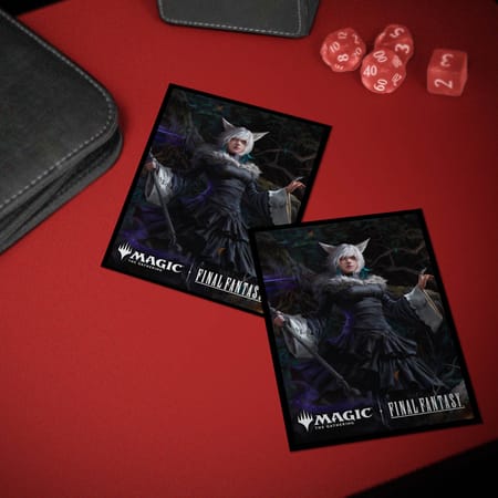 Ultra Pro - Magic: The Gathering - Universes Beyond: Final Fantasy - Sachet de 100 protèges cartes standard Y'shtola, Night's Blessed (63 x 89 mm)
