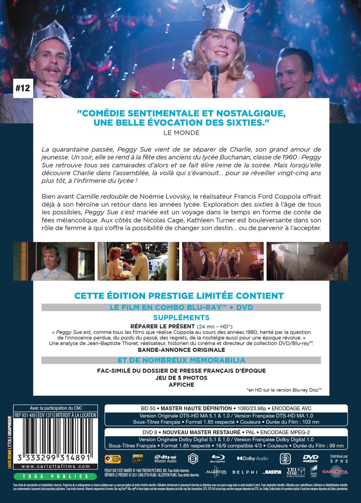 Peggy Sue s'est mariée [Blu-ray]