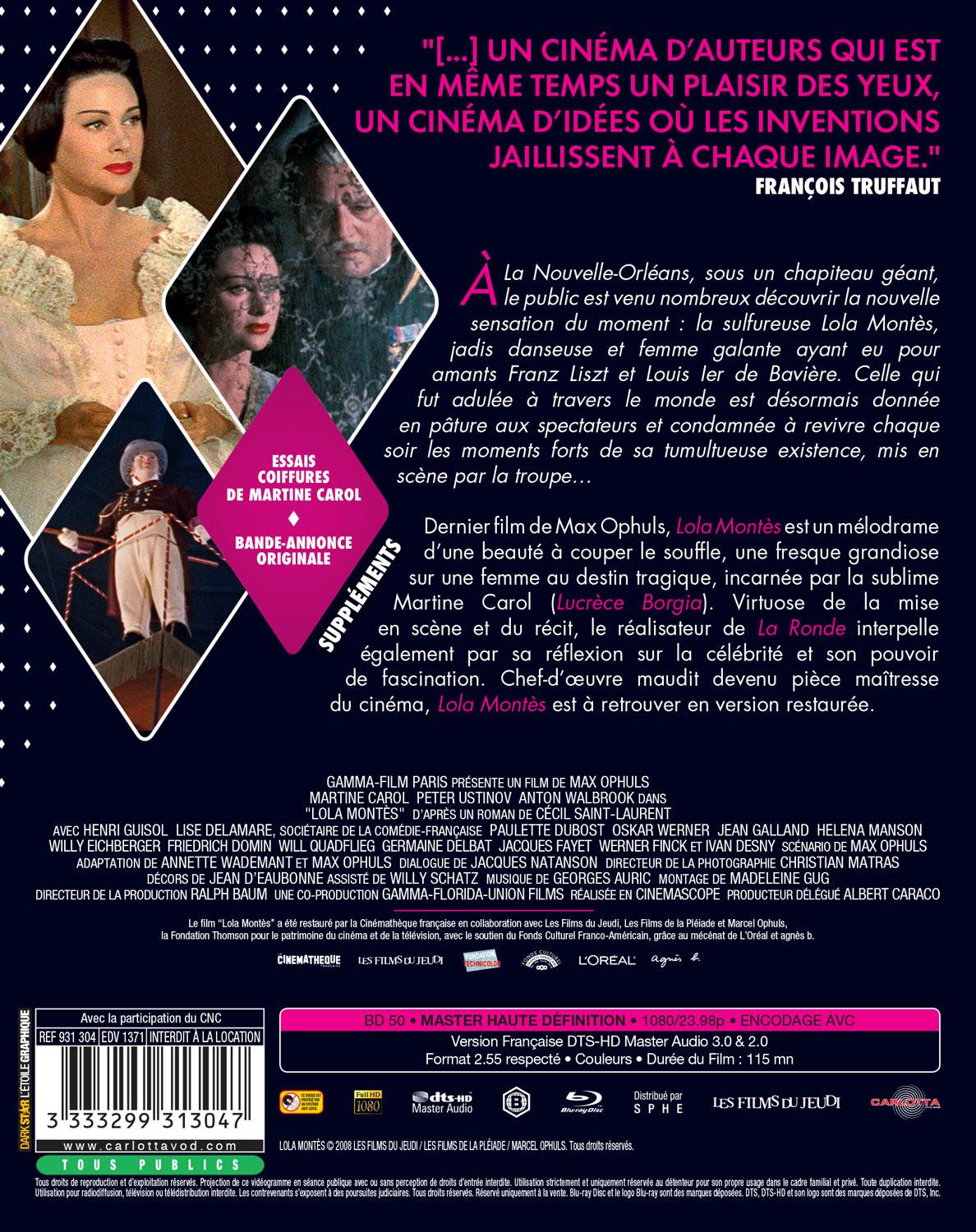 Lola Montès [Blu-ray]