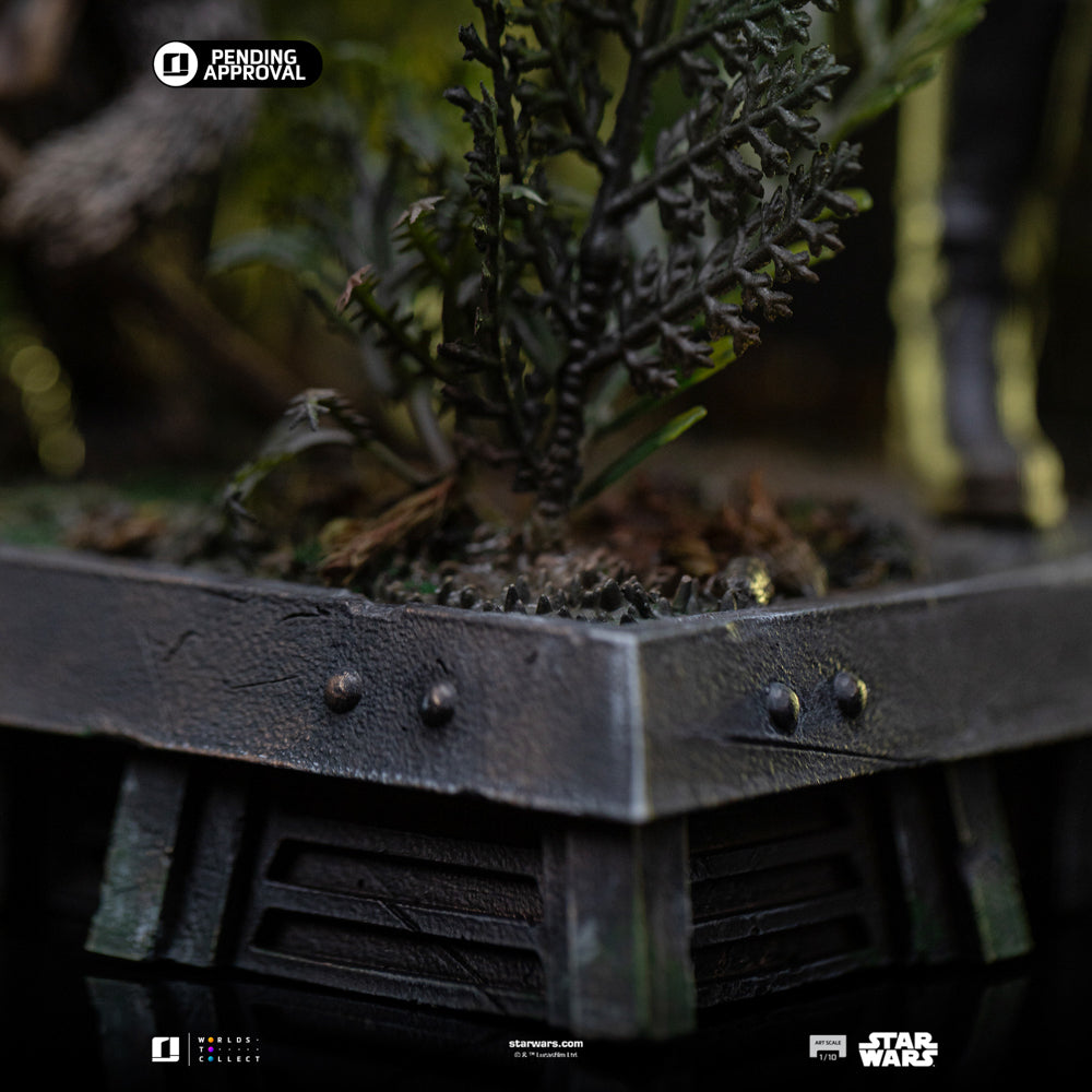 Iron Studios - Art Scale 1/10 - Star Wars : Episode VI - Le Retour du Jedi - Leia et Wicket Statue 20cm