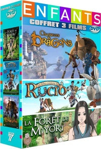 Enfants - Coffret 3 films : Chasseurs de dragons + Les folles aventures de Rucio + La forêt de Miyori [DVD]