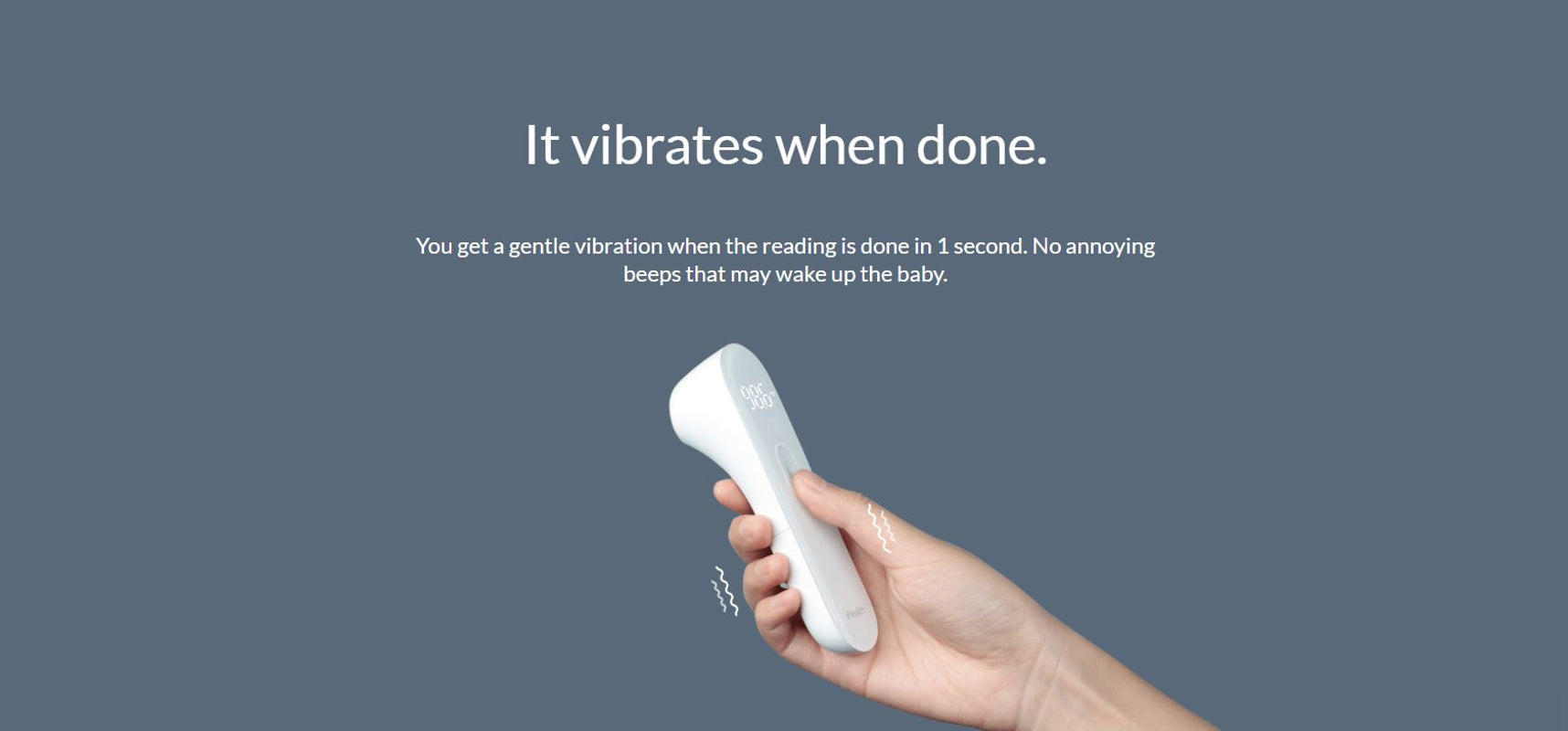 iHealth PT3 Thermomètre infrarouge sans contact
