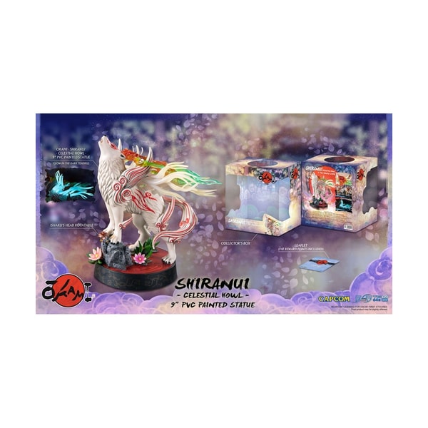 First 4 Figures - Okami - Shiranui (Hurlement Céleste) Statue 23cm - flash vidéo