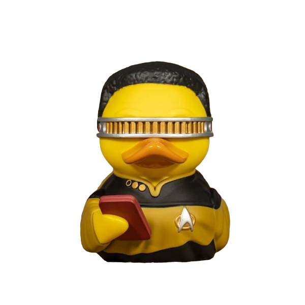 Best of TUBBZ Boîte Canard de bain - Star Trek - Geordi La Forge - 9cm - flash vidéo