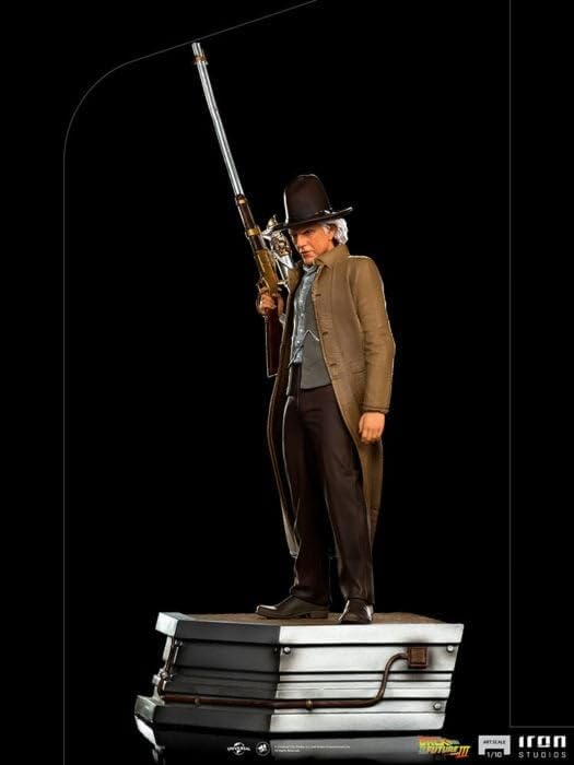 Iron Studios - Arts Scale 1/10 - Back to the Future 3 - Doc Brown Statue 32cm - flash vidéo