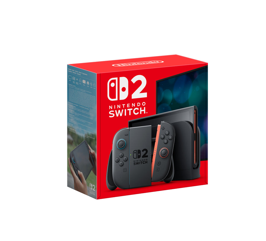 Console Nintendo Switch 2 avec paire de manettes Joy-Con 2 bleu clair/rouge clair