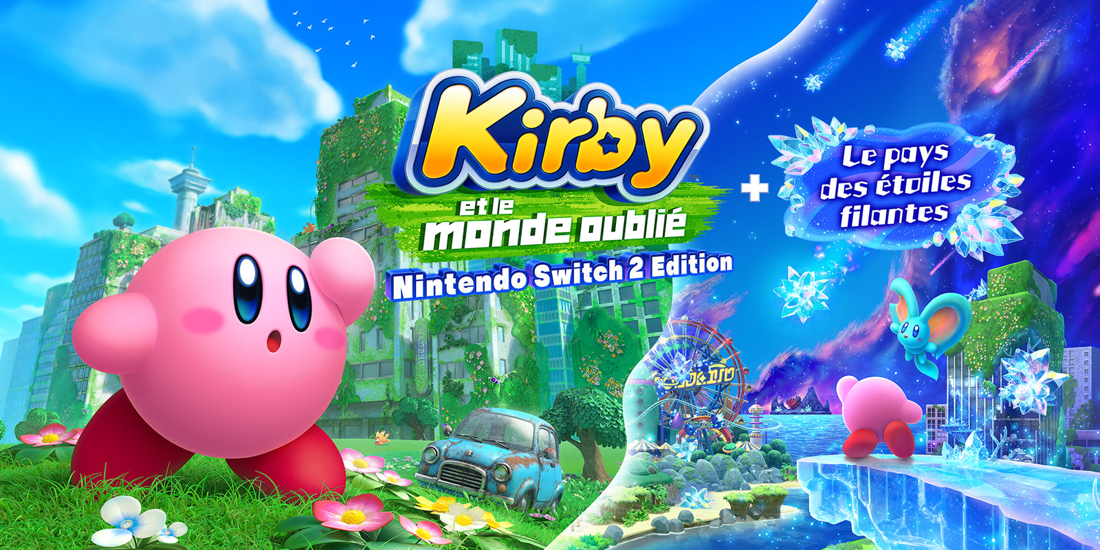 Kirby et le monde oublié - Nintendo Switch 2 Edition + Le pays des étoiles filantes