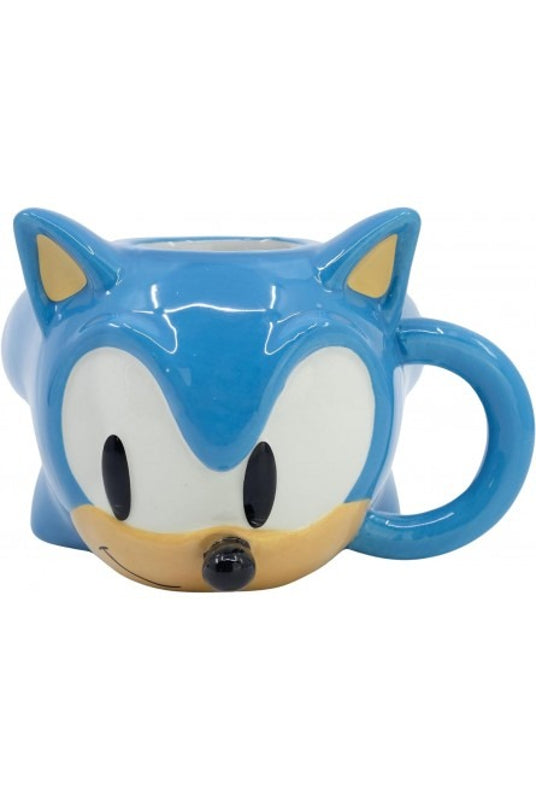 Stor Young Adult - Sega - Mug 3D en Dolomite en Boîte Cadeau - Sonic le Hérisson - 475 ML
