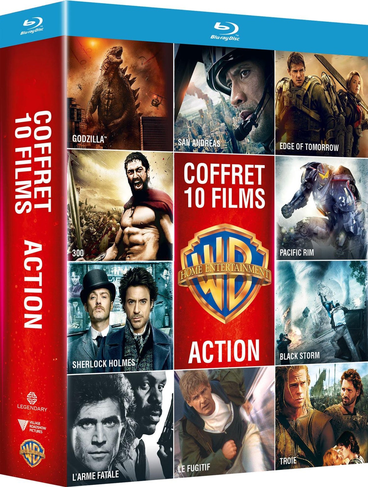 Collection de 10 films action Warner [Blu-ray]