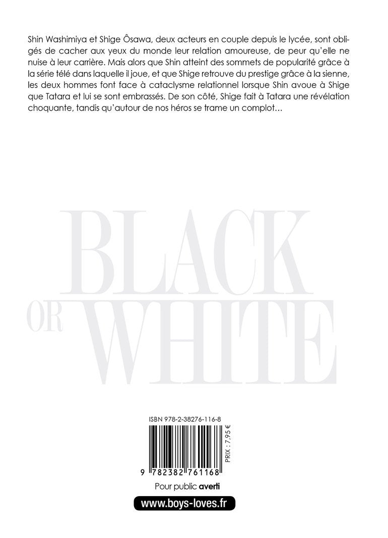 Black or White - Tome 07 - Livre (Manga) - Yaoi - Hana Collection