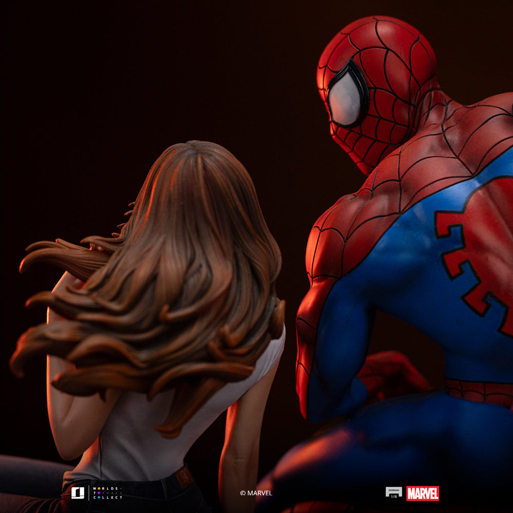 Iron Studios - Sixth Scale Diorama 1/6 - Marvel Comics - Spider-Man et MJ Statue 35cm