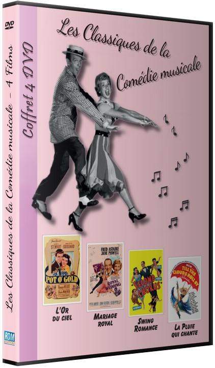 Classique de la comédie musicale : L'or du ciel + Mariage royal + Swing Romance + La pluie qui chante [DVD]