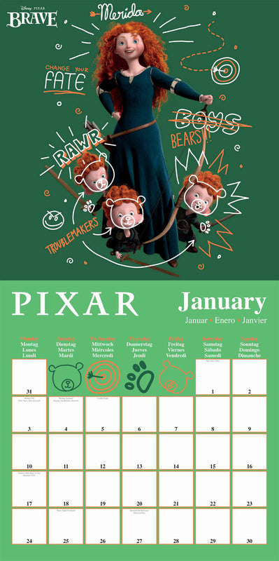 Disney - Pixar Collection Calendrier 2022