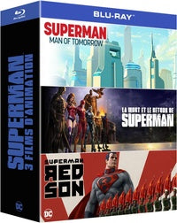Superman - 3 films d'animation : L'homme de demain + La Mort et le retour de Superman + Red Son [Blu-ray]