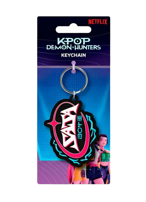 KPop Demon Hunters - Porte-clés en PVC Logo des Saja Boys