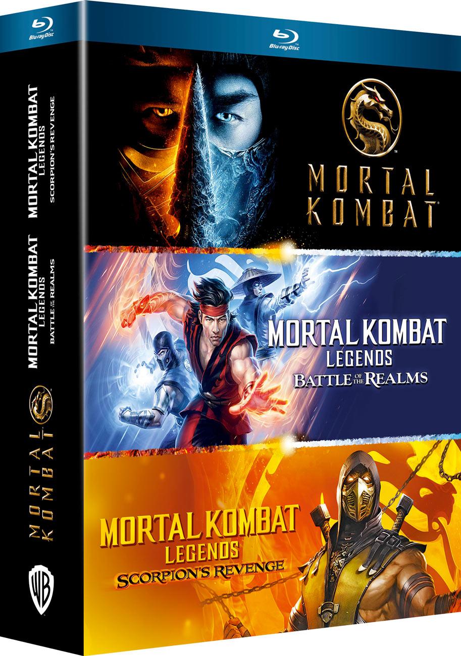 Mortal Kombat (2021) + Mortal Kombat Legends : Scorpion's Revenge & Battle of the Realms [Blu-ray]