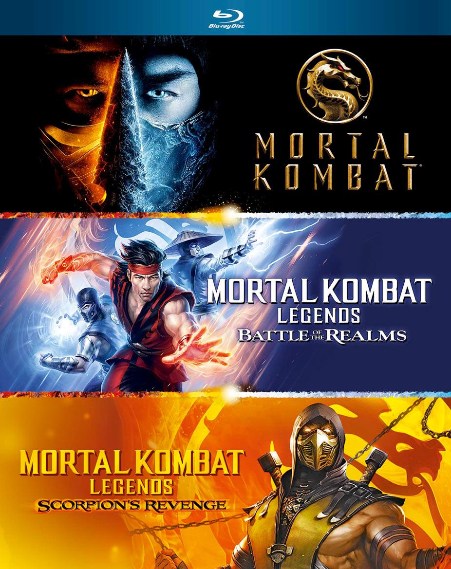 Mortal Kombat (2021) + Mortal Kombat Legends : Scorpion's Revenge & Battle of the Realms [Blu-ray]