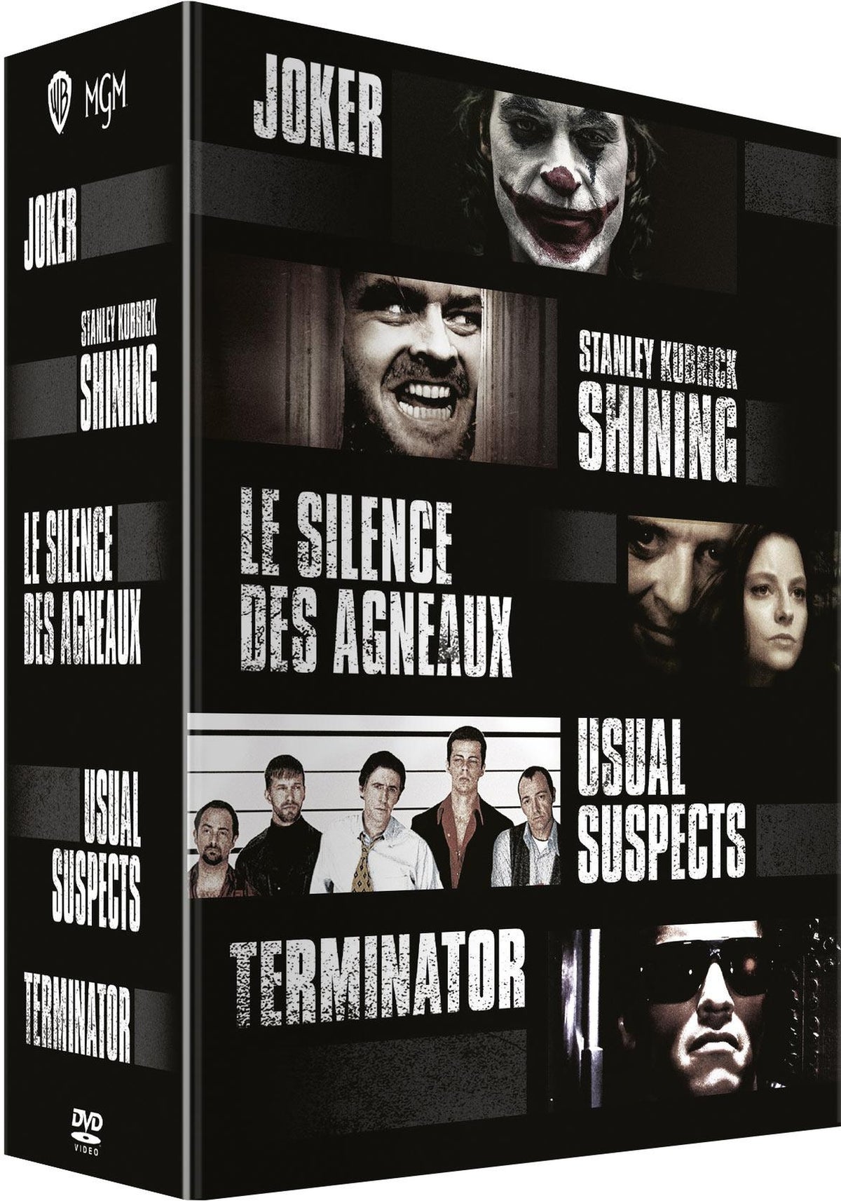 Coffret : Joker + Shining + Le Silence des agneaux + Usual Suspects + Terminator [DVD]