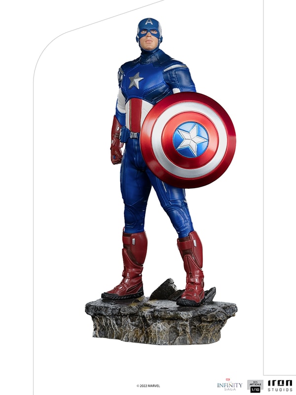 Iron Studios - BDS Arts Scale 1/10 - Marvel - Avengers: The Infinity Saga - Captain America (Battle of New-York) Statue 23cm