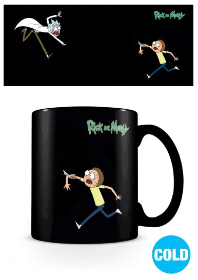 Rick et Morty - Portails Mug thermoréactif 315ml - flash vidéo