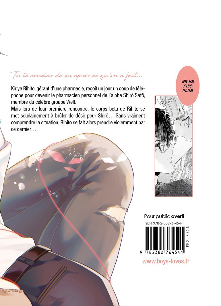 Ordonnance pour l'amour - Tome 01 - Livre (Manga) - Yaoi - Hana Book