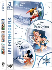 Disney Animation : les intemporels - Coffret - Les 3 petits cochons + Mickey et le haricot magique + Le Noël de Mickey [DVD]