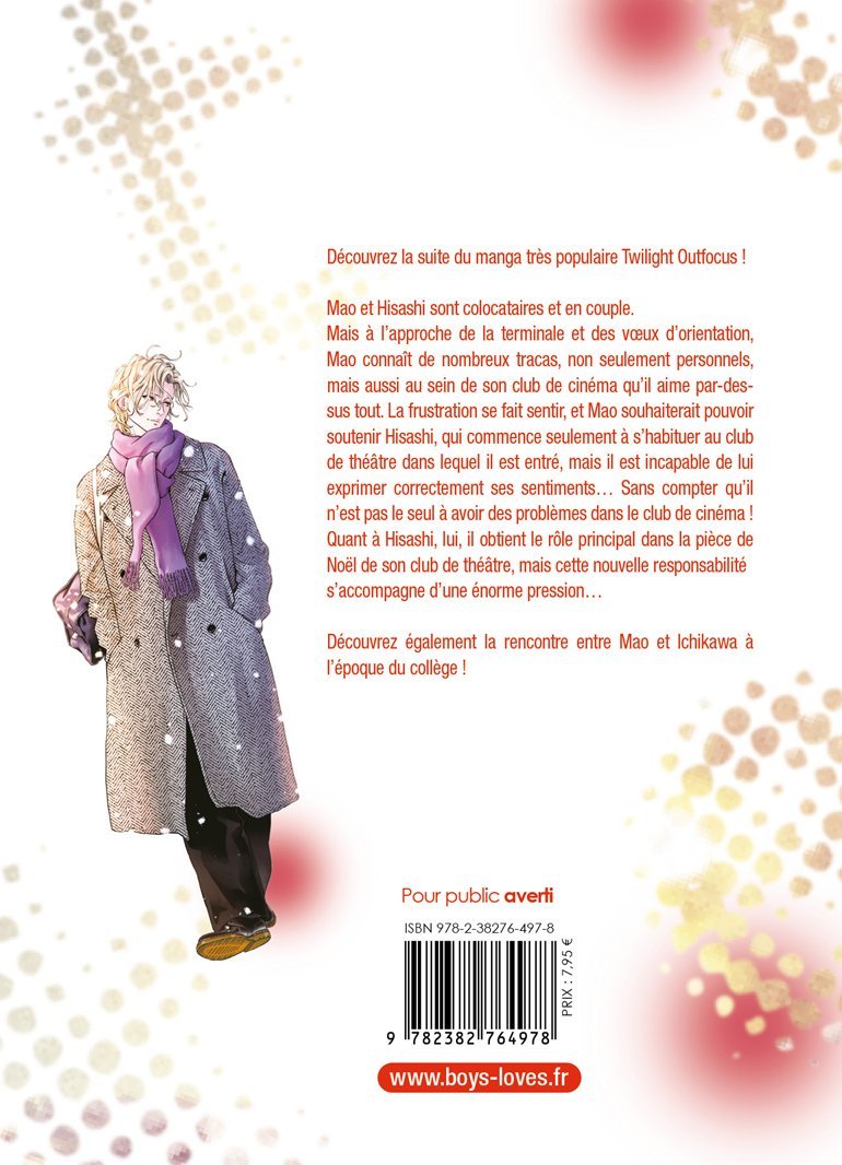 Twilight Outfocus Long take - Tome 01 - Livre (Manga) - Yaoi - Hana Collection