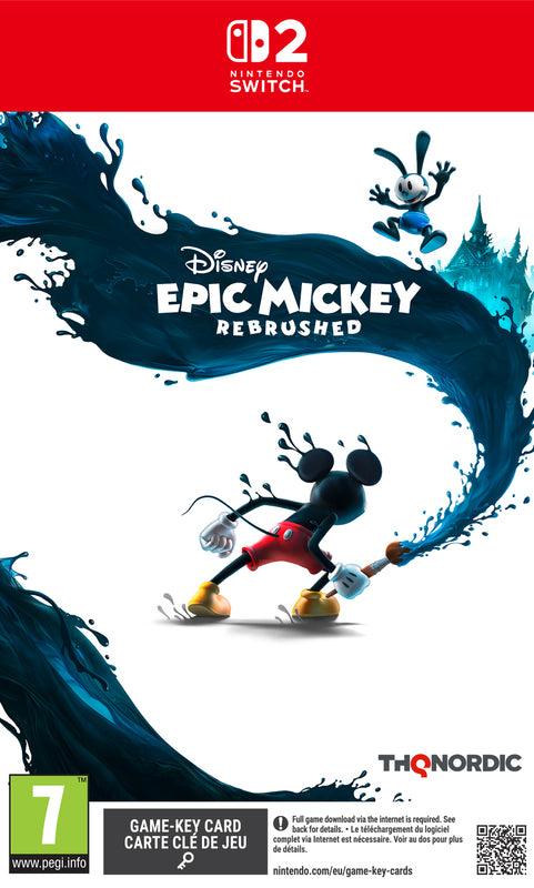 Disney Epic Mickey: Rebrushed - Game-key Card