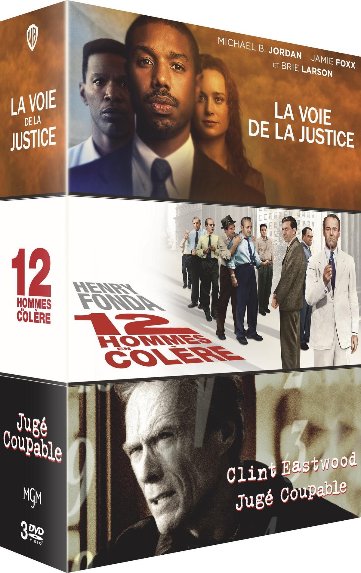 Coffret : 12 hommes en colère + La Voie de la justice + Jugé coupable [DVD]