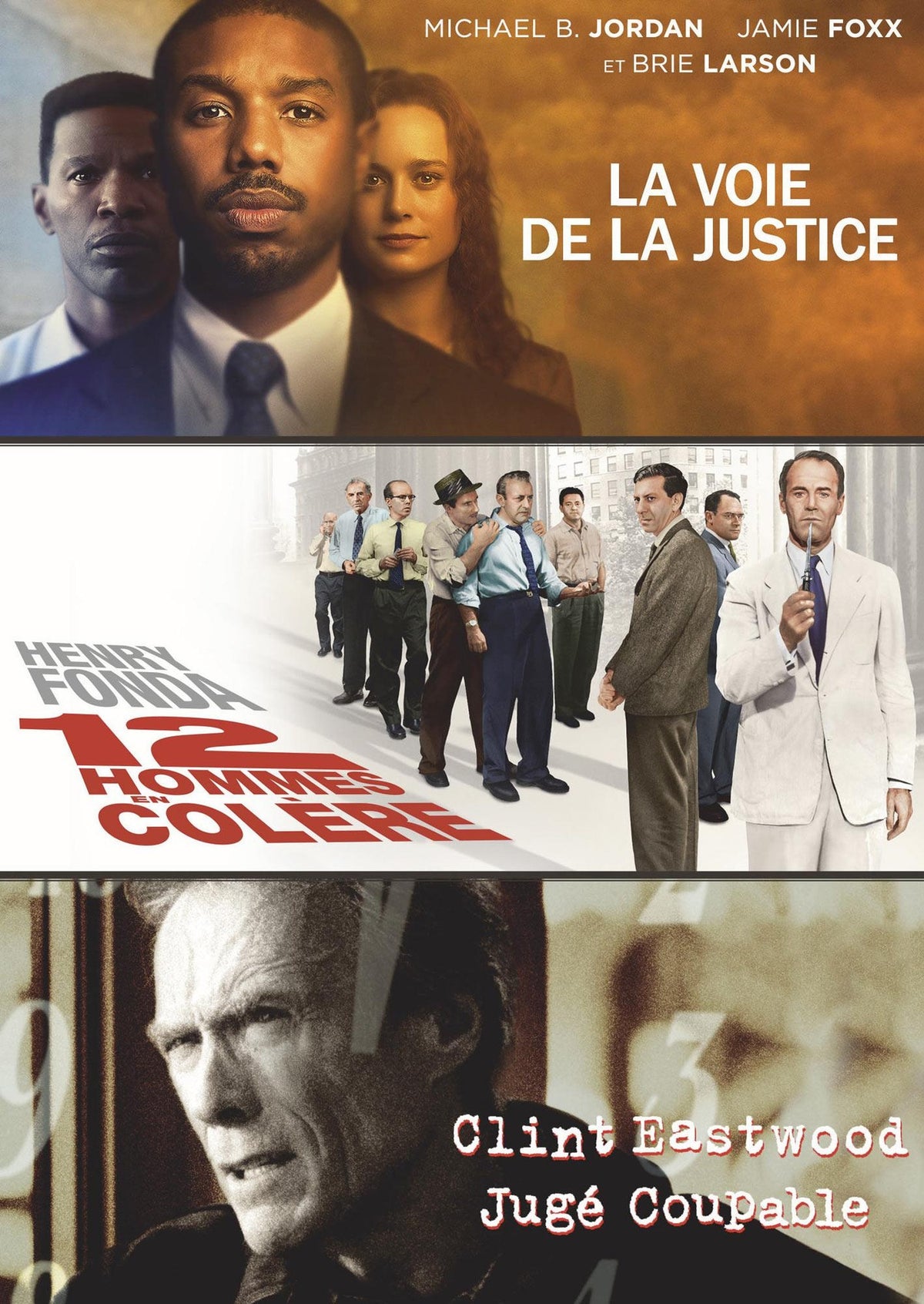 Coffret : 12 hommes en colère + La Voie de la justice + Jugé coupable [DVD]
