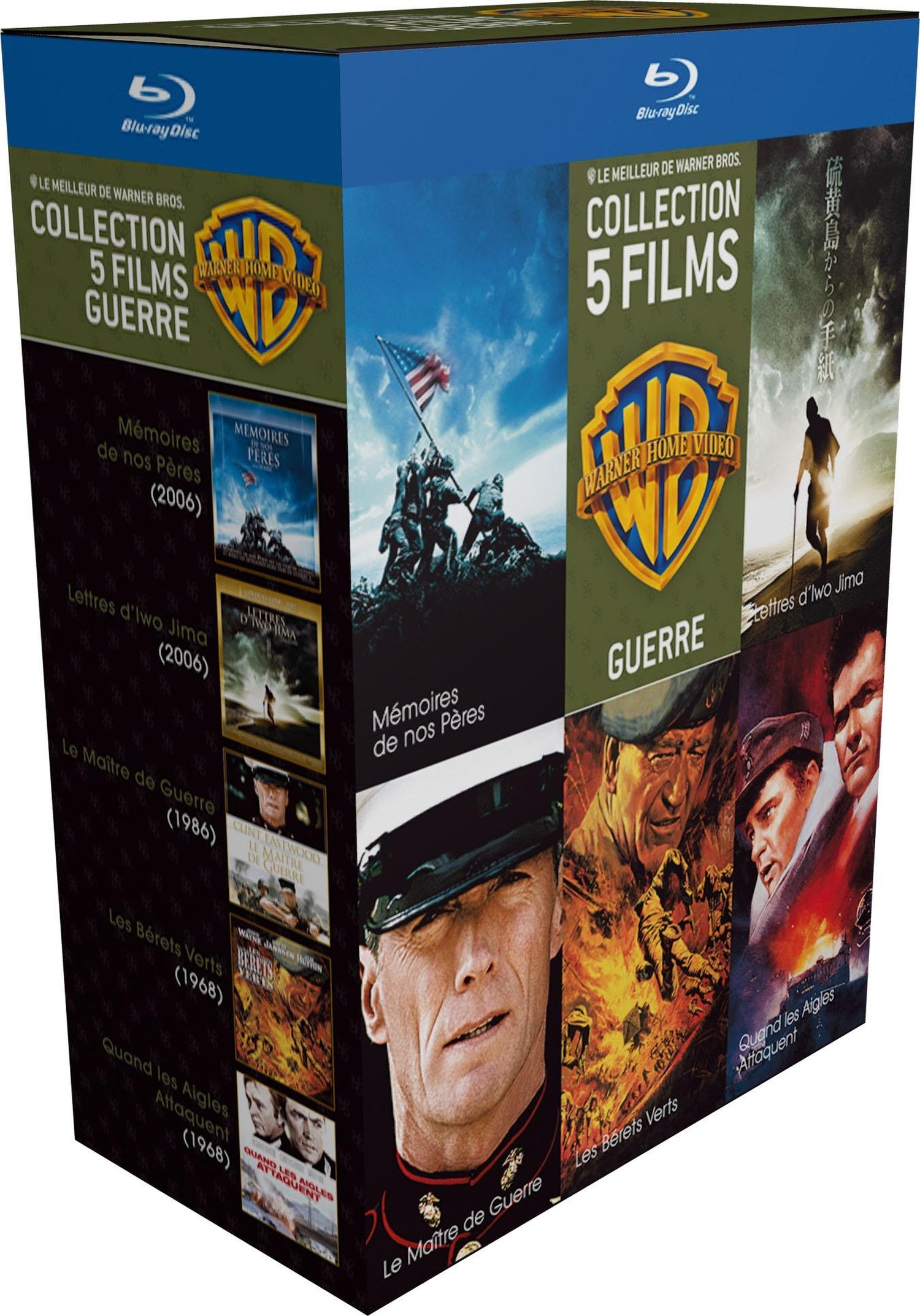 90 ans Warner - Coffret 5 films - Guerre [Blu-ray]