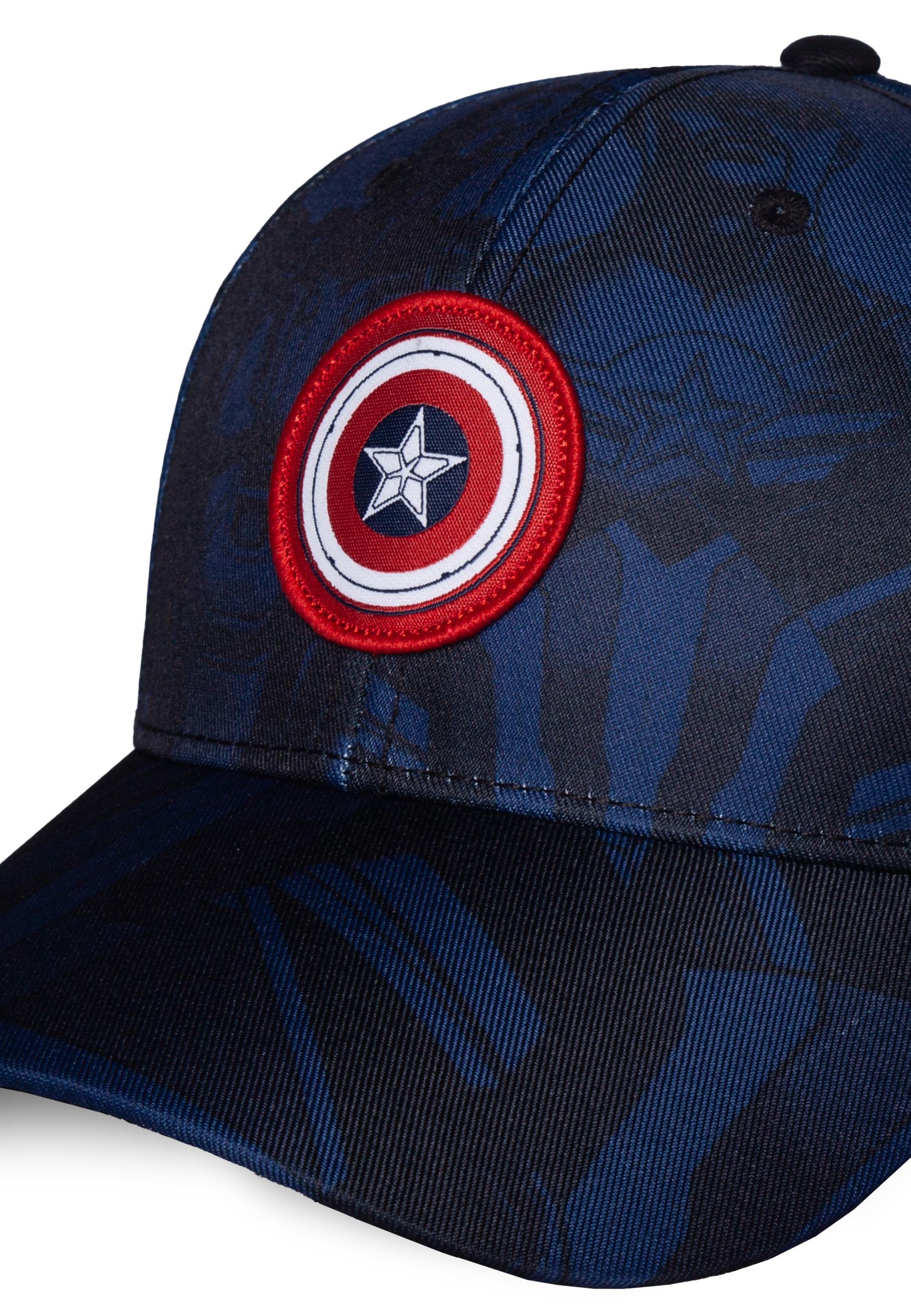 Marvel - Captain America - Casquette ajustable "Logo" - flash vidéo