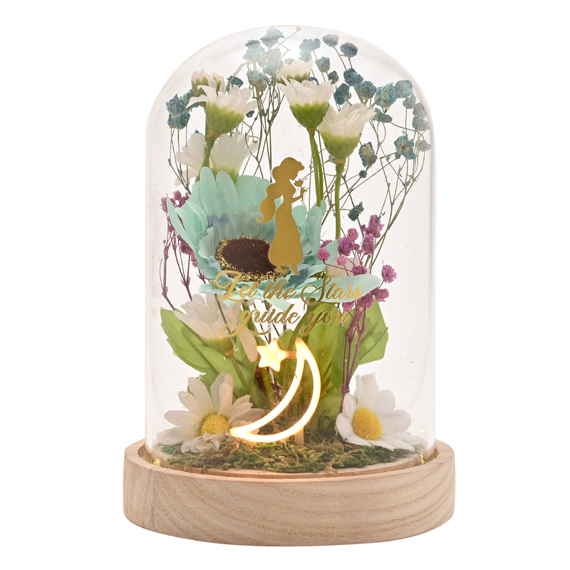 Disney - Aladdin - Cloche Florale avec Lumière Néon "Jasmine"