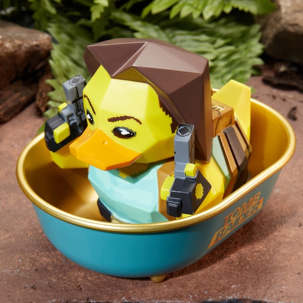 TUBBZ Canard de bain - Tomb Raider - Retro Lara Croft (Édition standard) - flash vidéo