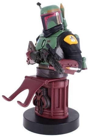 Cable Guys R.E.S.T - Book of Boba Fett - Boba Fett Support pour Téléphone et Manette - flash vidéo