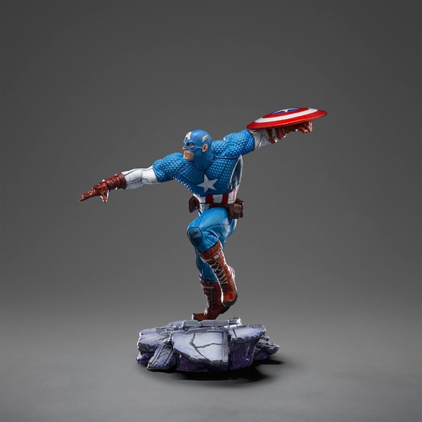 Iron Studios - BDS Art Scale 1/10 - Marvel - Captain America "Infinity Gauntlet" Statue 22cm - flash vidéo