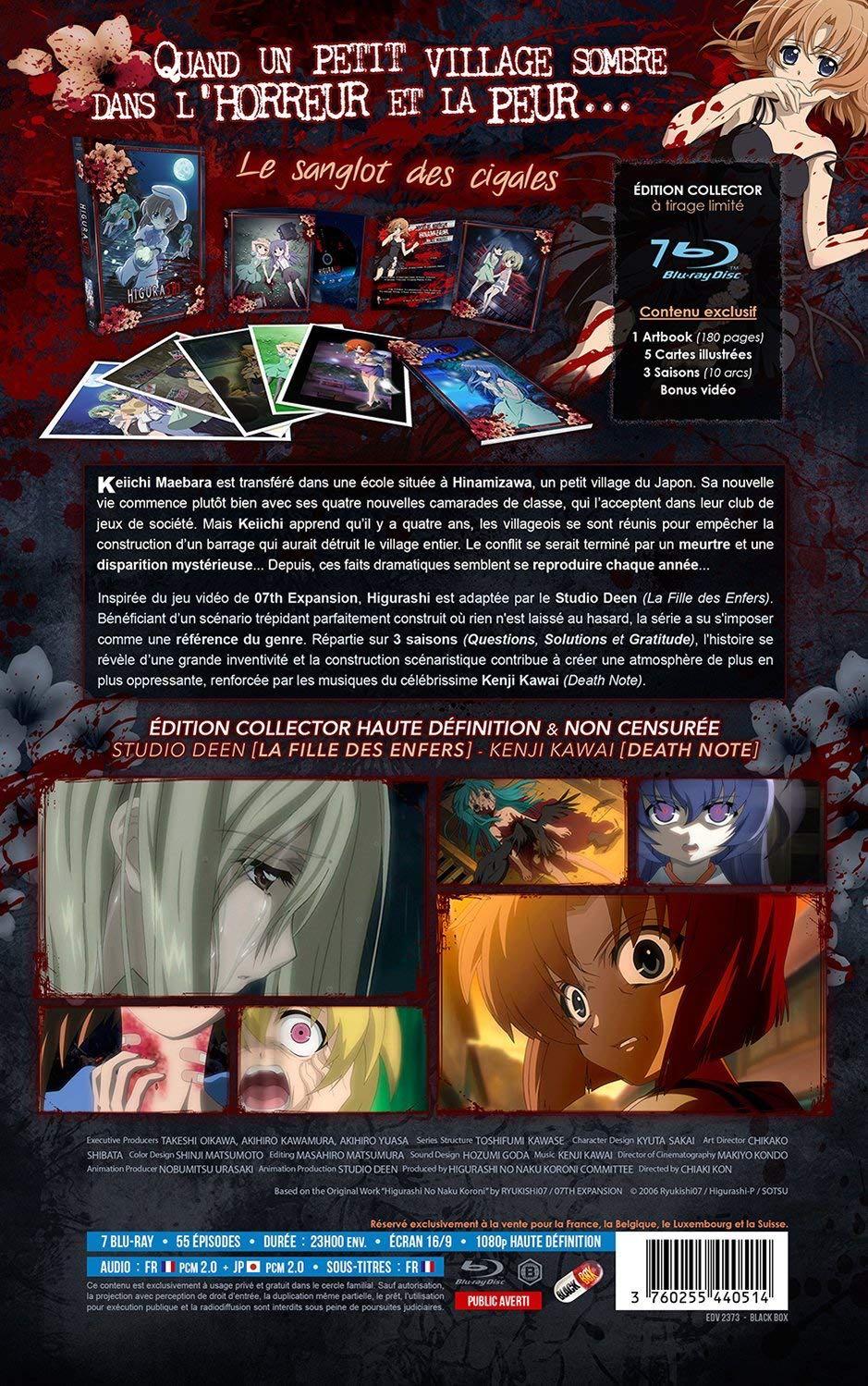 Higurashi : Hinamizawa, le village maudit - Intégrale de la Série [Blu-ray]
