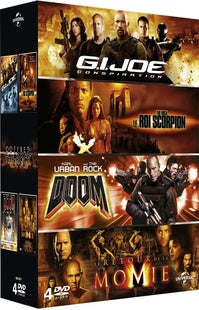 The Rock : G.I. Joe Conspiration + Le Roi Scorpion + Doom + Le retour de la Momie [DVD]