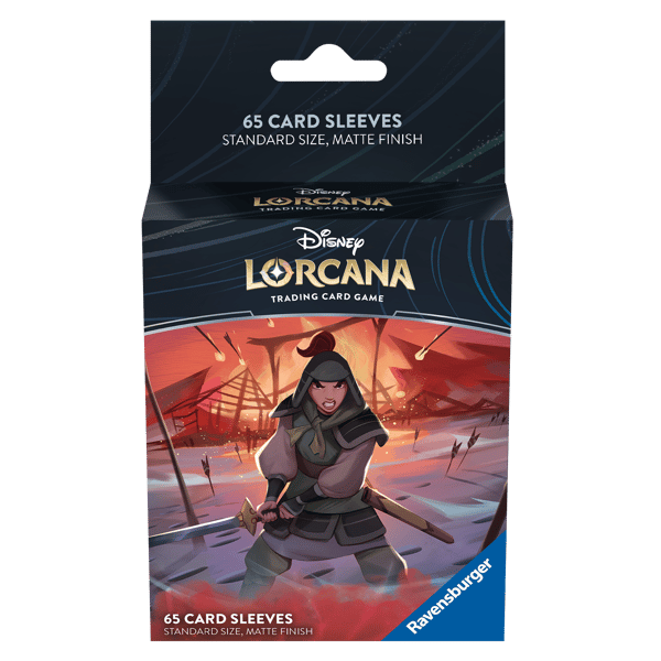 Disney Lorcana JCC : Pack de 65 Protèges-cartes Mulan