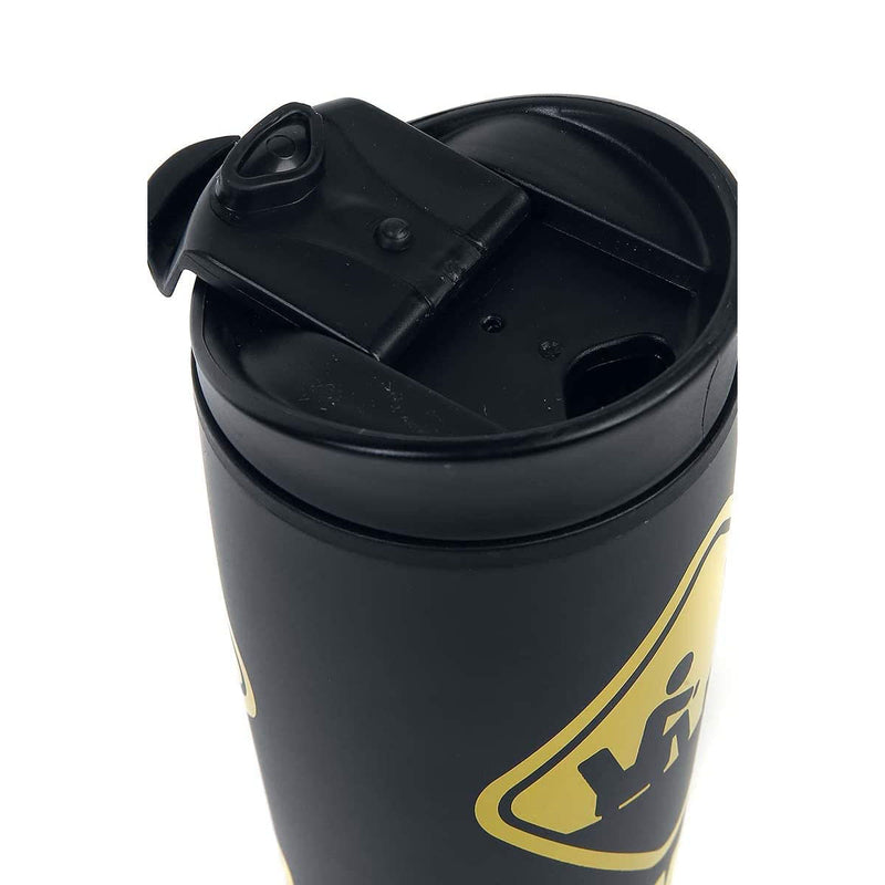 Gamer At Work - Panneau d'Avertissement Mug Transportable en Métal 450ml