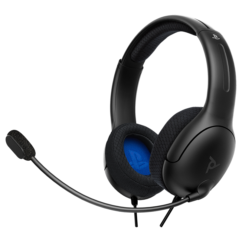 PDP - Casque de jeu stéréo filaire Airlite Noir pour PS5, PS4 et Windows 10/11